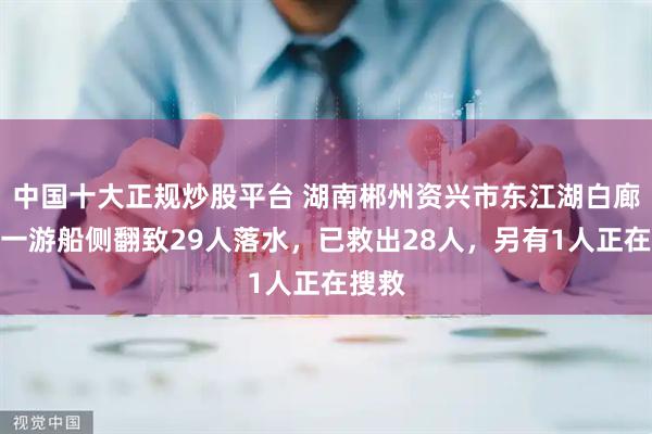 中国十大正规炒股平台 湖南郴州资兴市东江湖白廊景区一游船侧翻致29人落水,已救出28人,另有1人正在搜救